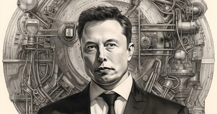 Illustratie van Elon Musk. © Dee via Pixabay