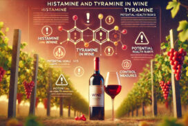 Histamine en tyramine in wijn - gemaakt met Image Generator