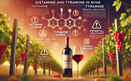 Histamine en tyramine in wijn - gemaakt met Image Generator