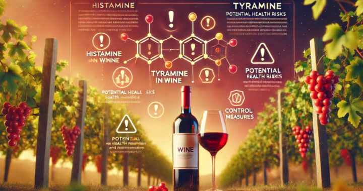 Histamine en tyramine in wijn - gemaakt met Image Generator